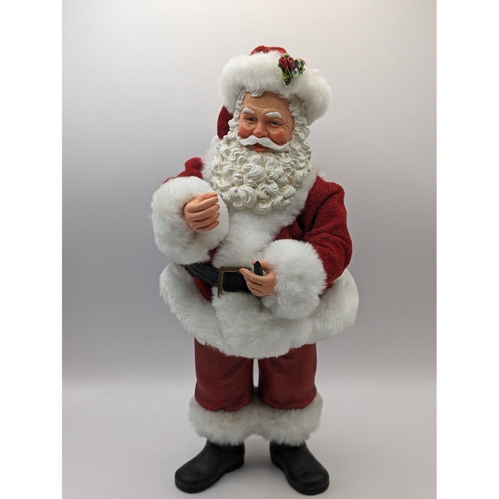 Possible Dreams‎ Clothique Santa 10" With Spring Bouncy Bobble Santa